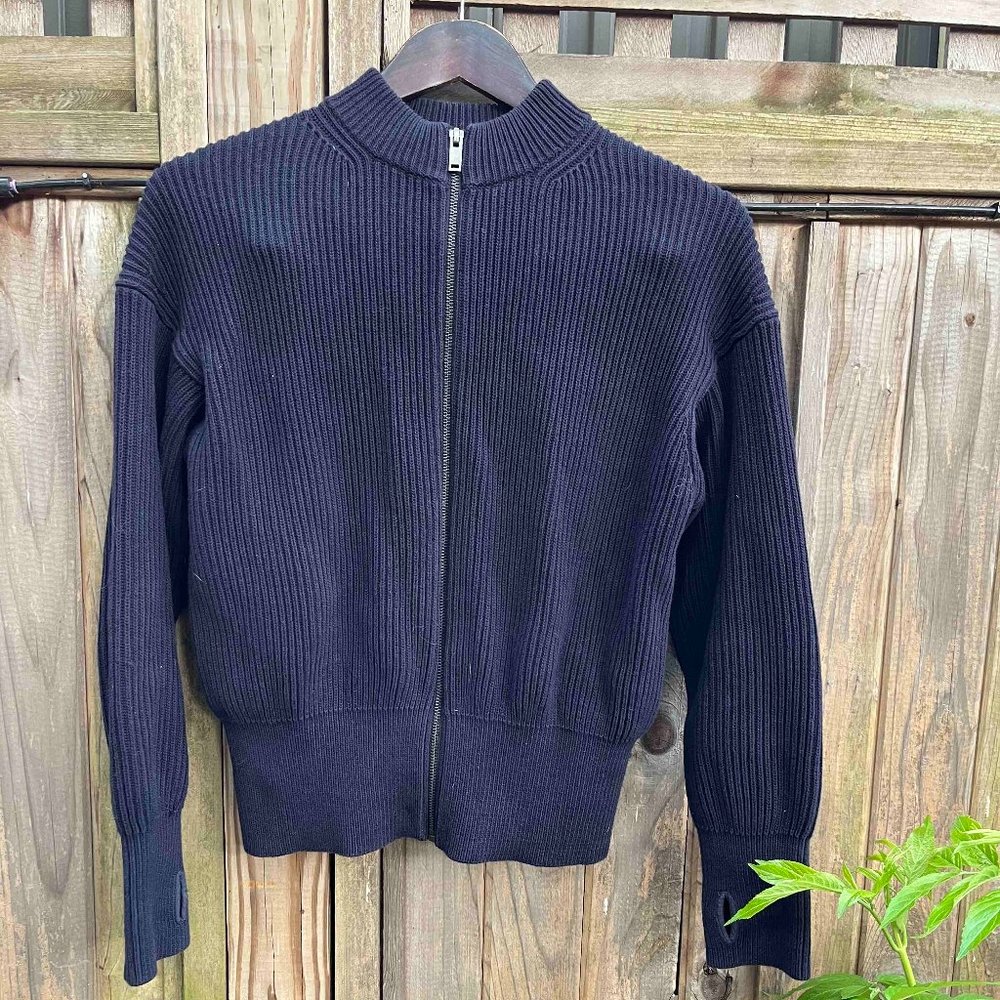 COS Navy blue sweater size small